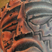 Tattoos - Mayan Ruins Mayan God Tattoo - 69988